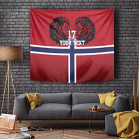 Custom Norway Football Tapestry Lion Sporty Style
