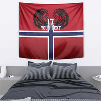 Custom Norway Football Tapestry Lion Sporty Style