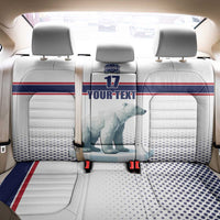 Norway Ice Hockey Custom Back Car Seat Cover Norge Polar Bears White Style