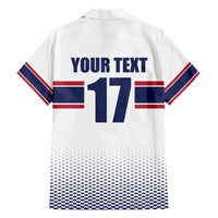 Norway Ice Hockey Custom Family Matching Summer Maxi Dress and Hawaiian Shirt Norge Polar Bears White Style