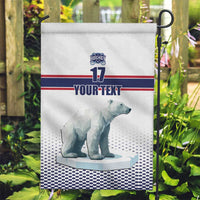 Norway Ice Hockey Custom Garden Flag Norge Polar Bears White Style