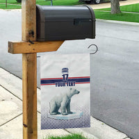 Norway Ice Hockey Custom Garden Flag Norge Polar Bears White Style