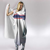 Norway Ice Hockey Custom Hooded Blanket Norge Polar Bears White Style