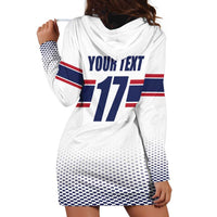 Norway Ice Hockey Custom Hoodie Dress Norge Polar Bears White Style