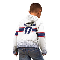 Norway Ice Hockey Custom Kid Hoodie Norge Polar Bears White Style