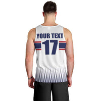 Norway Ice Hockey Custom Men Tank Top Norge Polar Bears White Style