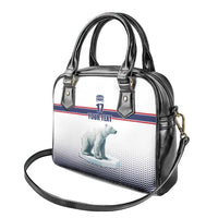 Norway Ice Hockey Custom Shoulder Handbag Norge Polar Bears White Style