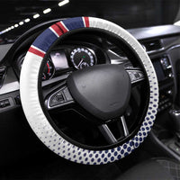 Norway Ice Hockey Steering Wheel Cover Norge Polar Bears White Style