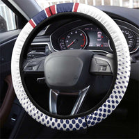Norway Ice Hockey Steering Wheel Cover Norge Polar Bears White Style