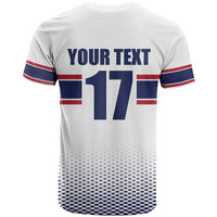 Norway Ice Hockey Custom T Shirt Norge Polar Bears White Style