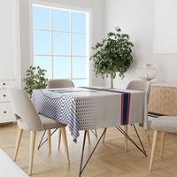 Norway Ice Hockey Custom Tablecloth Norge Polar Bears White Style