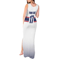 Norway Ice Hockey Custom Tank Maxi Dress Norge Polar Bears White Style