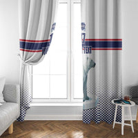 Norway Ice Hockey Custom Window Curtain Norge Polar Bears White Style