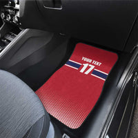 Norway Ice Hockey Custom Car Mats Norge Polar Bears Red Style