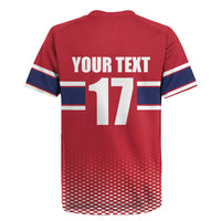 Norway Ice Hockey Custom Rugby Jersey Norge Polar Bears Red Style