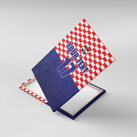 Custom Croatia Football Canvas Wall Art Sporty Style