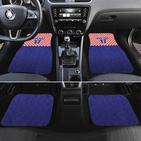 Custom Croatia Football Car Mats Sporty Style