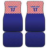 Custom Croatia Football Car Mats Sporty Style