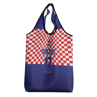 Custom Croatia Football Grocery Bag Sporty Style