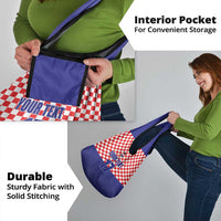 Custom Croatia Football Grocery Bag Sporty Style