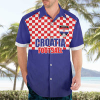 Custom Croatia Football Hawaiian Shirt Sporty Style