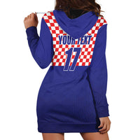 Custom Croatia Football Hoodie Dress Sporty Style