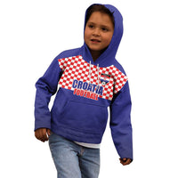 Custom Croatia Football Kid Hoodie Sporty Style