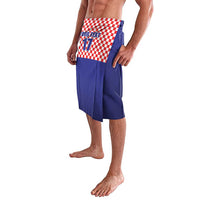 Custom Croatia Football Lavalava Sporty Style