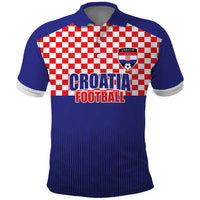 Custom Croatia Football Polo Shirt Sporty Style