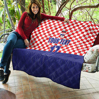 Custom Croatia Football Quilt Sporty Style