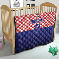 Custom Croatia Football Quilt Sporty Style