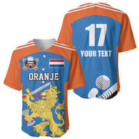 Netherlands Field Hockey Custom Baseball Jersey Sporty Style