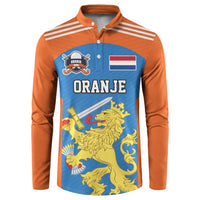Netherlands Field Hockey Custom Button Sweatshirt Sporty Style