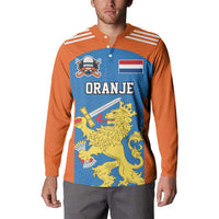 Netherlands Field Hockey Custom Button Sweatshirt Sporty Style