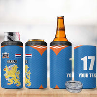 Netherlands Field Hockey Custom 4 in 1 Can Cooler Tumbler Sporty Style