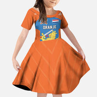 Netherlands Field Hockey Custom Family Matching Mermaid Dress and Hawaiian Shirt Sporty Style