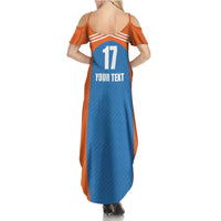 Netherlands Field Hockey Custom Family Matching Summer Maxi Dress and Hawaiian Shirt Sporty Style