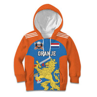 Netherlands Field Hockey Custom Kid Hoodie Sporty Style