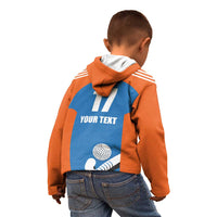 Netherlands Field Hockey Custom Kid Hoodie Sporty Style