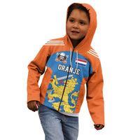 Netherlands Field Hockey Custom Kid Hoodie Sporty Style