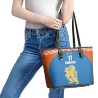 Netherlands Field Hockey Custom Leather Tote Bag Sporty Style