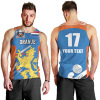 Netherlands Field Hockey Custom Men Tank Top Sporty Style