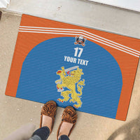 Netherlands Field Hockey Custom Rubber Doormat Sporty Style
