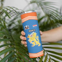 Netherlands Field Hockey Custom Skinny Tumbler Sporty Style