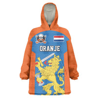 Netherlands Field Hockey Custom Wearable Blanket Hoodie Sporty Style
