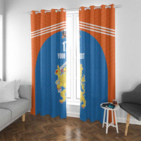 Netherlands Field Hockey Custom Window Curtain Sporty Style