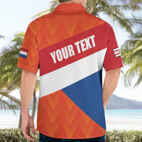 Netherlands Drenthe Province Personalized Hawaiian Shirt Flag of Drenthe