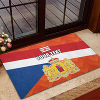 Netherlands Drenthe Province Personalized Rubber Doormat Flag of Drenthe