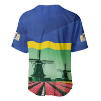 Netherlands Flevoland Province Baseball Jersey Flag Style
