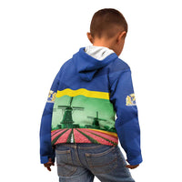 Netherlands Flevoland Province Kid Hoodie Flag Style